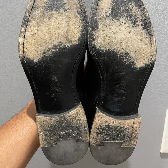 Barney’s New York Slip on Black Sz 11 M - Picture 5 of 11